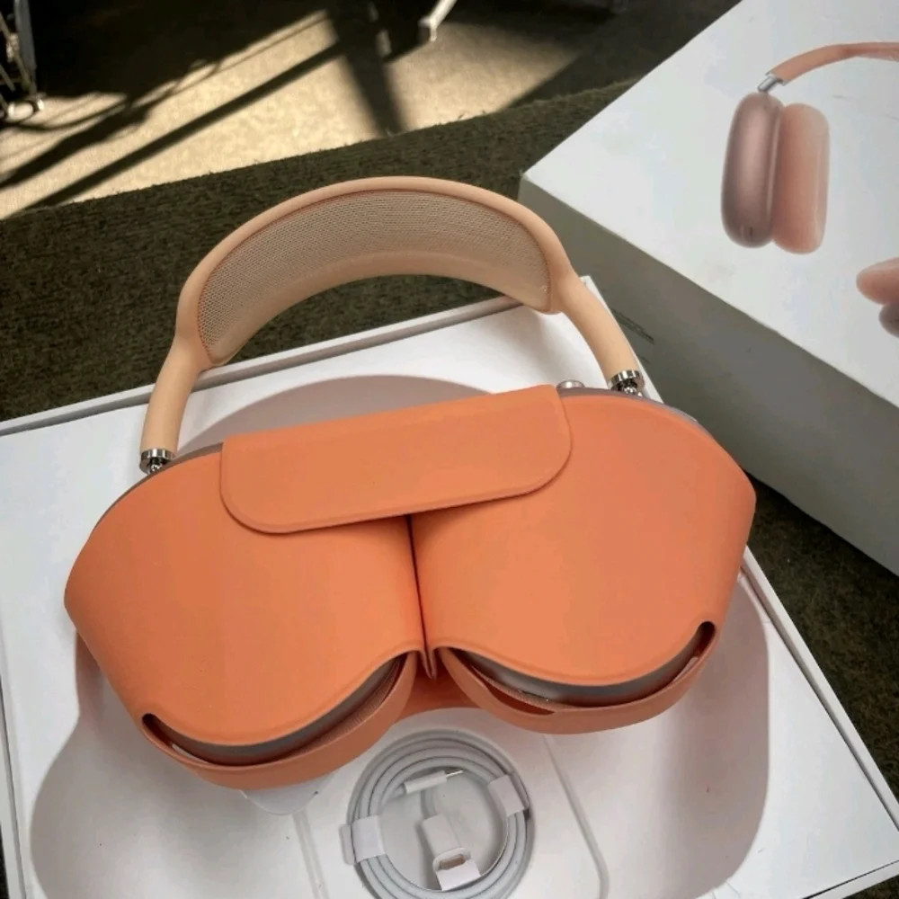 Orange Wireless Headphones